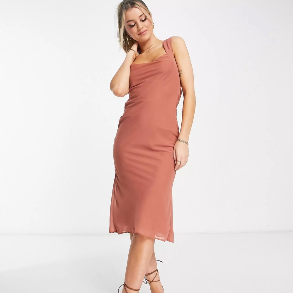 Blush Wedding Guest Dress